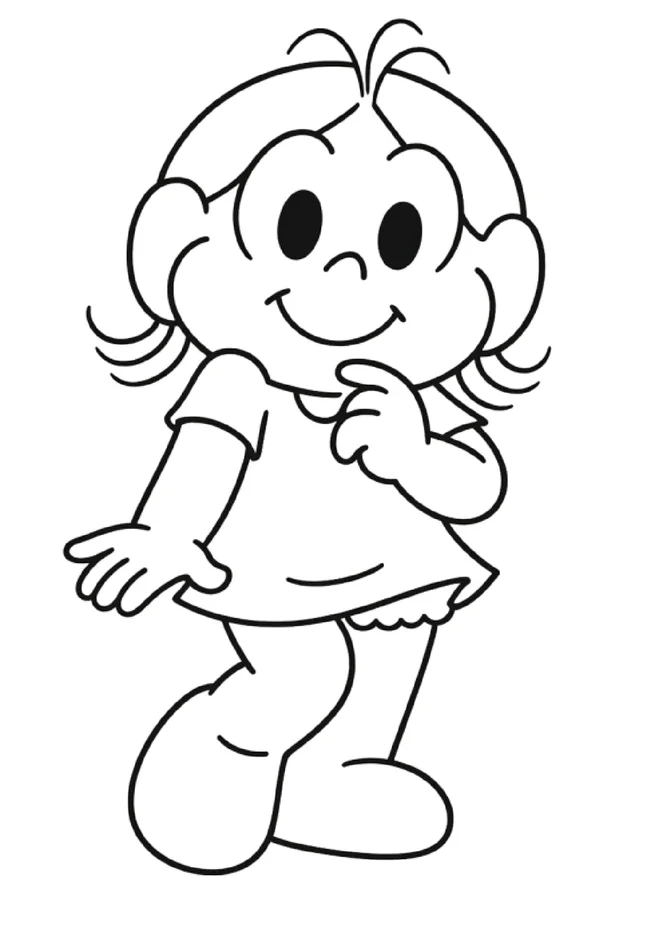 Desenhos da turma da monica para imprimir e colorir para imprimir e colorir - imagem 4